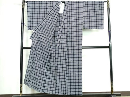 平和屋着物∴夏物　男性　浴衣　注染　抽象文　綿　逸品　DABL4032cd