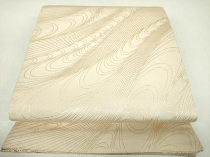 平和屋着物▼両面　六通柄袋帯　吉祥花松文　金銀糸　正絹　逸品　DABL5059ps