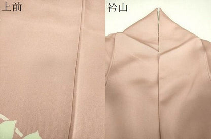 平和屋着物●訪問着　駒刺繍　花唐草　正絹　逸品　DABL5486ps