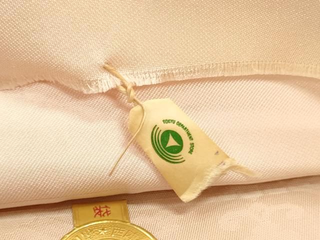 平和屋本店▼西陣　六通柄袋帯　加良織錦　本金箔　東急百貨店扱い　証紙付き　正絹　逸品　DABL7522sf