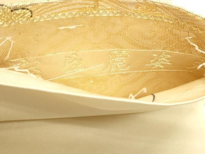 平和屋本店▼六通柄袋帯　唐織　宝生麗姿文　本金箔　正絹　逸品　DABL7634sf