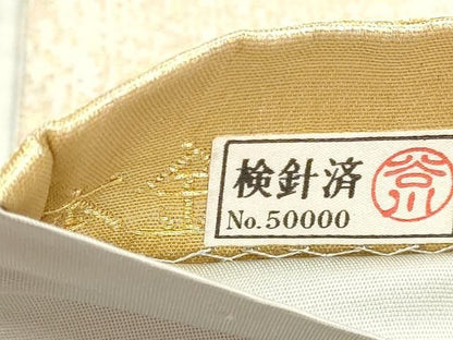 平和屋本店▼全通全景柄袋帯　古都　本金　正絹　逸品　DABL7862sf
