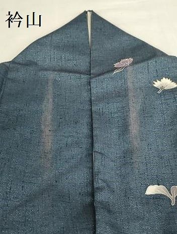 平和屋着物●訪問着　紬地　作家物　更紗花文　暈し染め　金彩　金通し地　やまと誂製　正絹　逸品　DABL9013op