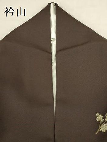 平和屋着物●訪問着　作家物　寿光織　草花　金糸　正絹　逸品　DABL9031op
