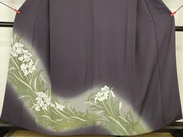 平和屋着物●訪問着　草花　暈し染め　正絹　逸品　DABL9036op