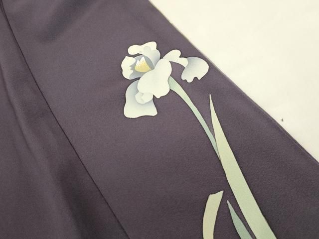 平和屋着物●訪問着　草花　暈し染め　正絹　逸品　DABL9036op