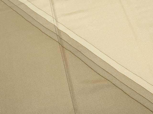 平和屋着物●訪問着　斜縞　ロング丈　正絹　逸品　DABL9055op