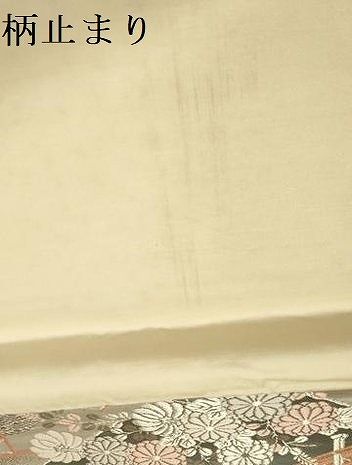 平和屋本店▼六通柄袋帯　平安人物風景花文　本金二丁箔　正絹　逸品　DABL9278op