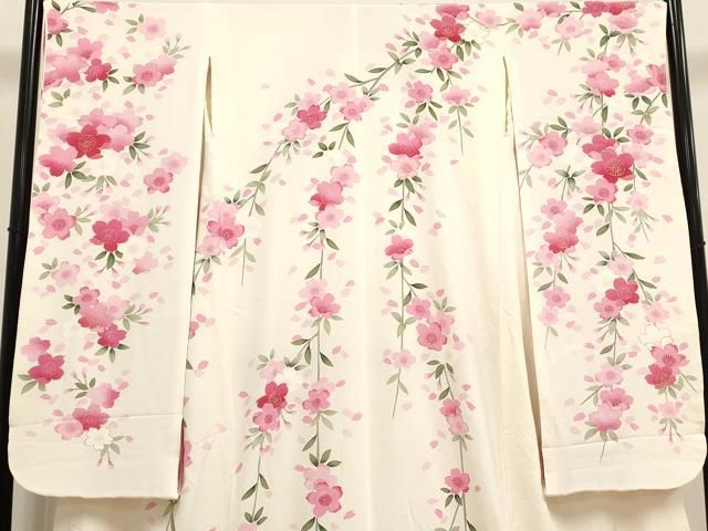 平和屋本店●お引きずり・お引き摺り・引き振袖　和装　結婚式　舞妓　芸妓　芸者　衣装　舞桜文　金彩　逸品　DABM1740cd
