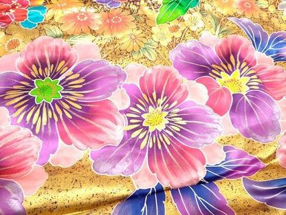 平和屋本店●色打掛　お引きずり　和装　婚礼　結婚式　花嫁　神社挙式　飛鶴花文　暈し染め　金彩　逸品　DABM1753cd