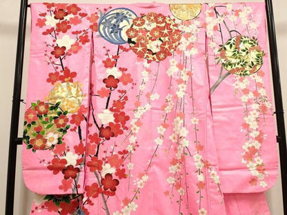 平和屋本店●色打掛　お引きずり　和装　婚礼　結婚式　花嫁　神社挙式　花丸文　金銀彩　逸品　DABM1755cd