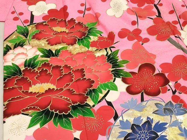 平和屋本店●色打掛　お引きずり　和装　婚礼　結婚式　花嫁　神社挙式　花丸文　金銀彩　逸品　DABM1755cd