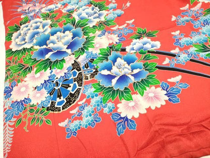 平和屋本店●お引きずり・お引き摺り・引き振袖　和装　結婚式　舞妓　芸妓　芸者　衣装　駒刺繍　花車文　逸品　DABM1759cd