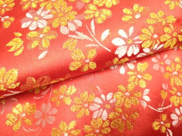 平和屋本店●お引きずり・お引き摺り・引き振袖　和装　結婚式　舞妓　芸妓　芸者　衣装　草花文　金糸　逸品　DABM1761cd