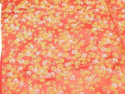 平和屋本店●お引きずり・お引き摺り・引き振袖　和装　結婚式　舞妓　芸妓　芸者　衣装　草花文　金糸　逸品　DABM1761cd