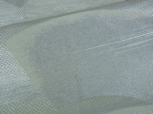 平和屋着物■六通柄袋帯 地紙文 銀糸 逸品 du0364