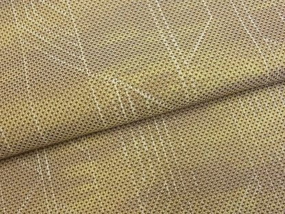 平和屋着物■お召 幾何学間道 逸品 du0746