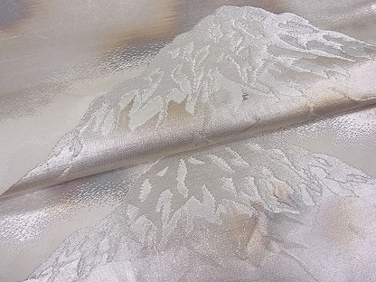平和屋着物■六通柄袋帯 遠山文 銀糸 逸品 du1696