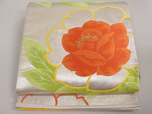 平和屋着物■六通柄袋帯 唐織 舞花文 金銀糸 逸品 du1714
