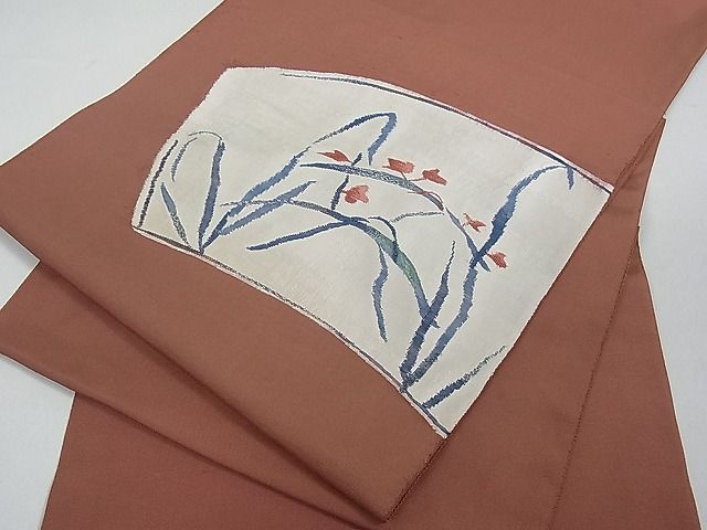 平和屋着物■太鼓柄袋帯 枝葉文 逸品 du1992