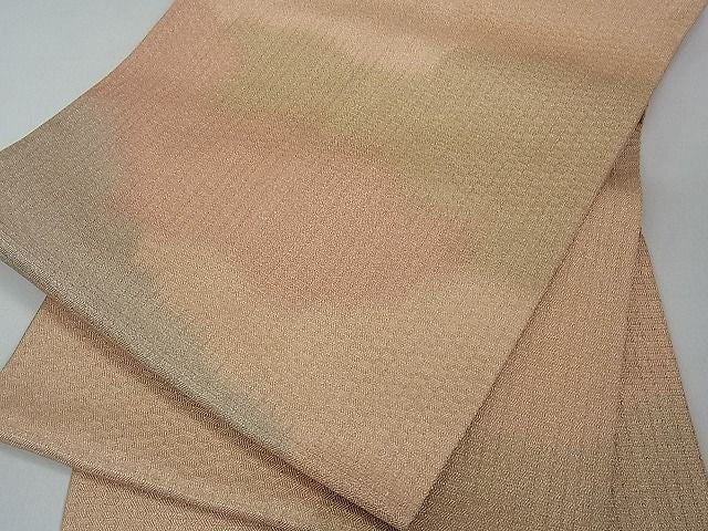 平和屋着物■全通柄袋帯 霞文 金糸 逸品 du2019