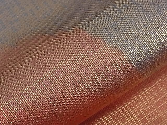 平和屋着物■全通柄袋帯　霞文　金糸　逸品　dy3748