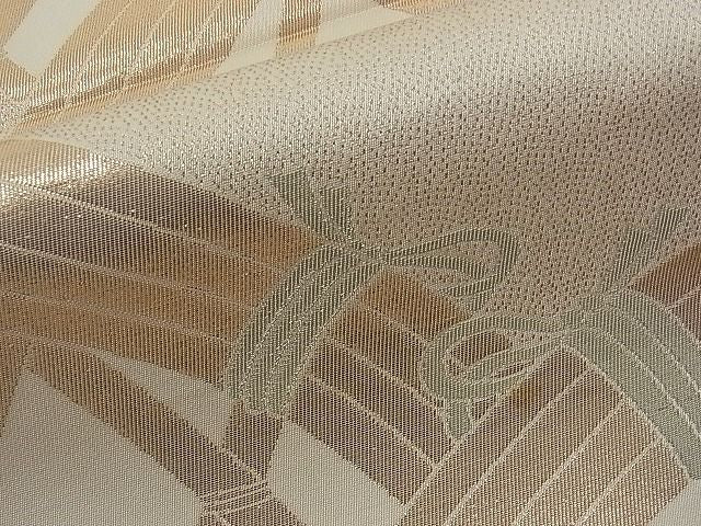 平和屋着物■六通柄本袋帯 籬文 金糸 逸品 dy4766