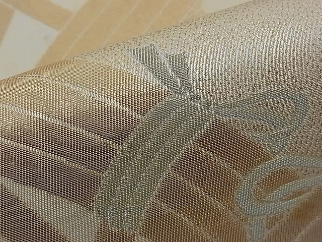 平和屋着物■六通柄本袋帯 籬文 金糸 逸品 dy4766