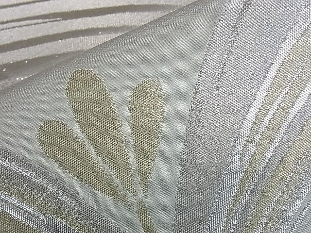 平和屋着物■六通柄袋帯　松葉文　金銀糸　逸品　dy5017