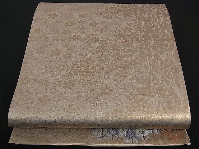 平和屋着物■全通柄袋帯 京百景 ワンポイント 金糸 逸品 dy5598
