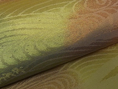 平和屋着物■六通柄袋帯 流水文 金糸 逸品 dy5608