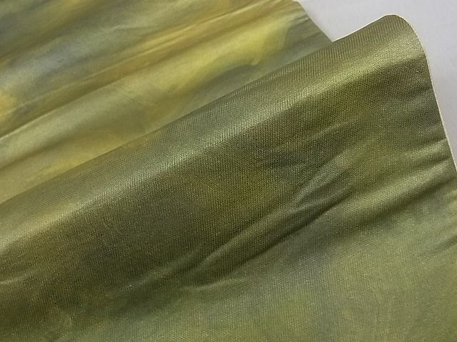 平和屋着物■全通柄袋帯 墨流し文様 引箔 金彩 逸品 dy5905