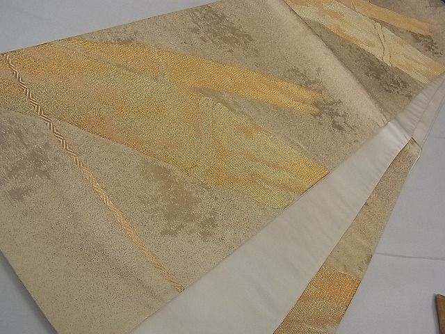 平和屋着物■六通柄袋帯 華重ね 錦彩つづれ 金糸 逸品 dy5947