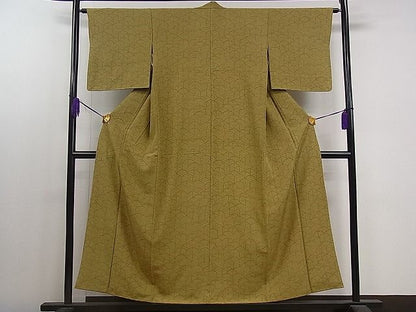 平和屋着物■付下げ　松葉青海波　逸品　dy6345