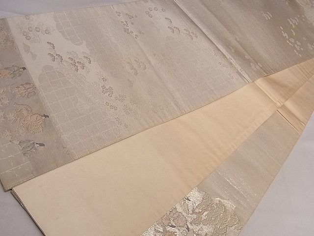 平和屋着物■六通太鼓柄袋帯　大名行列　金糸　逸品　dy6625