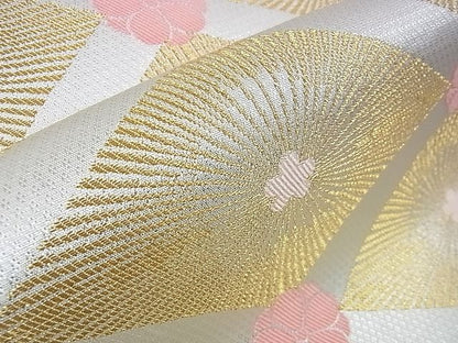平和屋本店■極上　人間国宝　北村武資　煌彩錦　六通柄袋帯　若松菱花文　金銀糸　逸品　DZAA0015kh4 - 平和屋