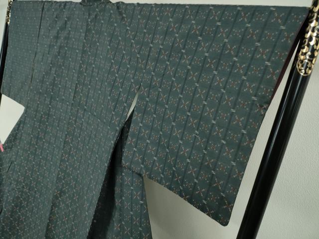 平和屋本店●極上 本場琉球 読谷山花織 紬地 山城サエ子作 草木染 ゑり善扱い 証紙・たとう紙付き 逸品 DZAA0110kh5