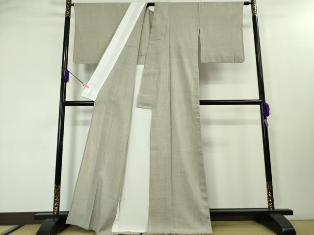 平和屋本店▽極上 結城ちぢみ 単衣 小倉謹製 小倉太々 今幡部 証紙付き 逸品 DZAA0248kh5