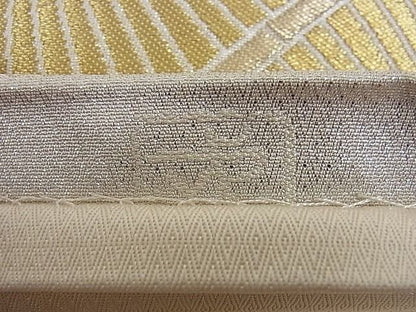 平和屋本店■最高級　人間国宝　北村武資　煌彩錦　六通柄袋帯　菱梅文　金銀糸　逸品　DZAA0298kh4 - 平和屋