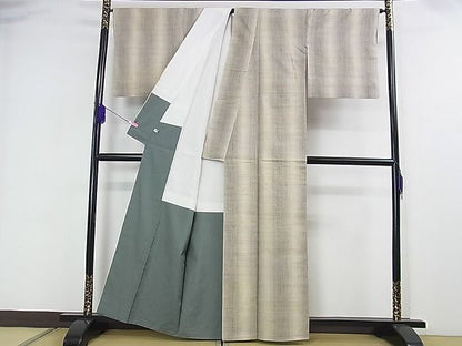 平和屋本店■極上　真綿手引紬　よねざわ新田　忘れじの峰　証紙付き　逸品　DZAA0463kh4 - 平和屋