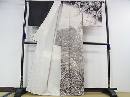 平和屋本店■極上　吉乃一廉　幻の辻が花　訪問着　暈し染め　銀通し地　逸品　DZAA0730kh4 - 平和屋