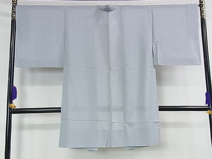 平和屋本店■極上　長羽織　スリーシーズン　春夏秋　塵除け　紗　縞　秘色色×水色　逸品　未使用　DZAA0814kh4 - 平和屋
