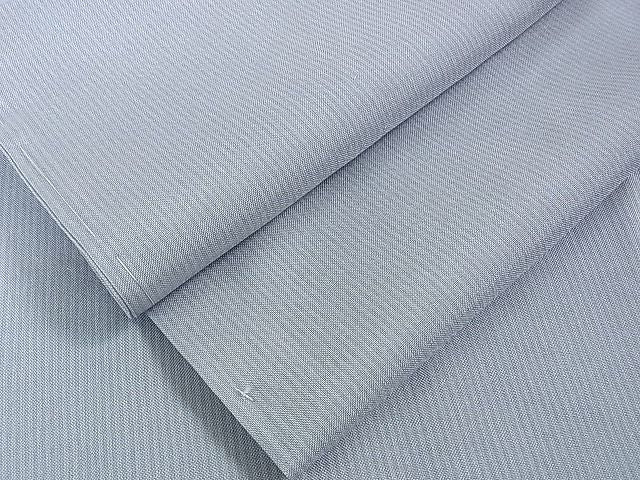 平和屋本店■極上　長羽織　スリーシーズン　春夏秋　塵除け　紗　縞　秘色色×水色　逸品　未使用　DZAA0814kh4 - 平和屋