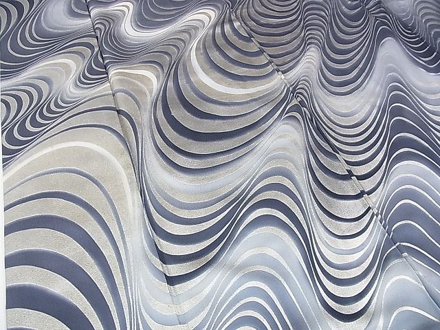 平和屋本店■極上　金彩友禅　卓越技能者・名工・和田光正　訪問着　流水文　暈し染め　銀彩　逸品　DZAA0947kh4 - 平和屋