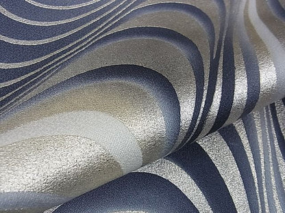 平和屋本店■極上　金彩友禅　卓越技能者・名工・和田光正　訪問着　流水文　暈し染め　銀彩　逸品　DZAA0947kh4 - 平和屋