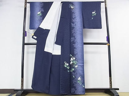 平和屋本店■極上 京の匠日展作家 丹下雄介 訪問着・長襦袢(無双仕立て)・袋帯セット 暈し染め 金彩 やまと誂製 逸品 未使用 DZAA0949kh4 - 平和屋