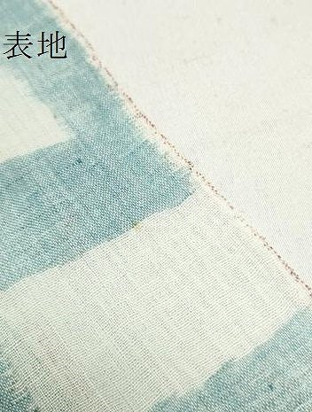 平和屋本店■夏物　本場小千谷ちぢみ　反物　着尺　手織　色紙花文　証紙付き　逸品　未使用　DZAA10206kh4 - 平和屋