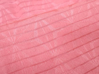 平和屋本店＊夏物 和装小物 帯締め・帯揚げセット 絽 麻の葉地紋 逸品 未使用 DZAA10265kh4