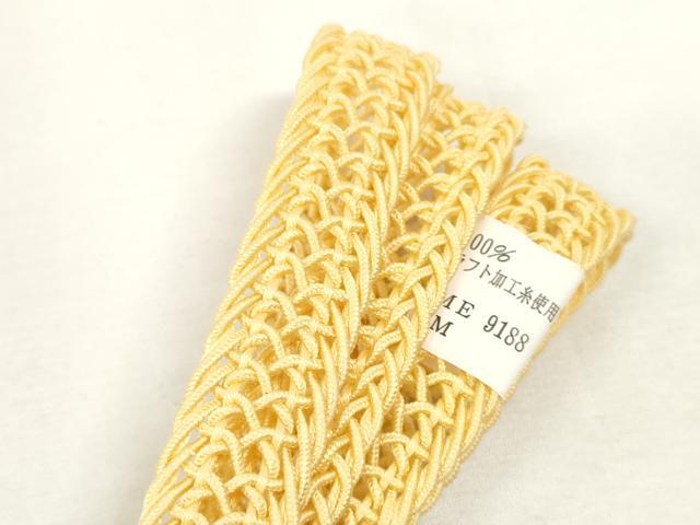 平和屋本店＊夏物 和装小物 帯締め・帯揚げセット 絽 芝花地紋 逸品 未使用 DZAA10341kh5