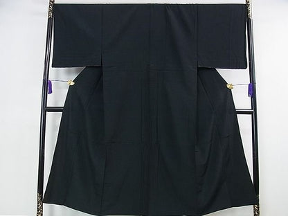 平和屋本店■極上　男性　お召　単衣　アンサンブル　キングサイズ　褐返色×柳茶色　三越扱い　逸品　未使用　DZAA1036kh4 - 平和屋